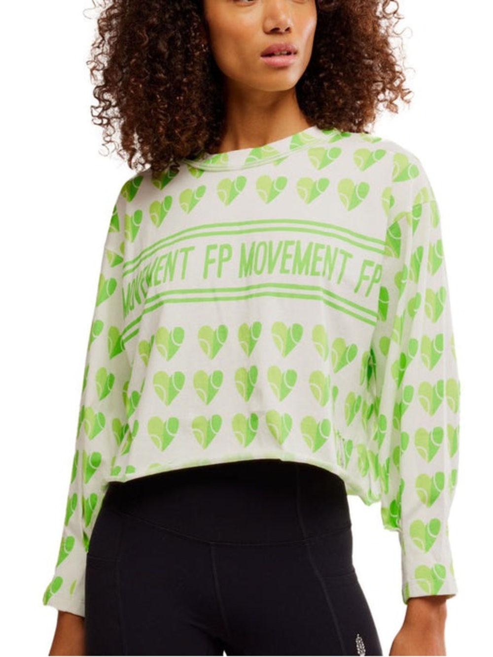 NWT FP Movement Inspire Logo Layer in the colorway Love Of The Game Court